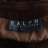 Ralph Lauren Capispalla in Pelle scamosciata in Marrone