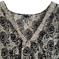 Anna Sui blouse en soie avec motif