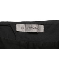 Sport Max Paire de Pantalon en Coton en Noir