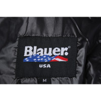Blauer Jacke/Mantel in Schwarz