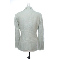 Giorgio Armani Blazer Linnen in Groen