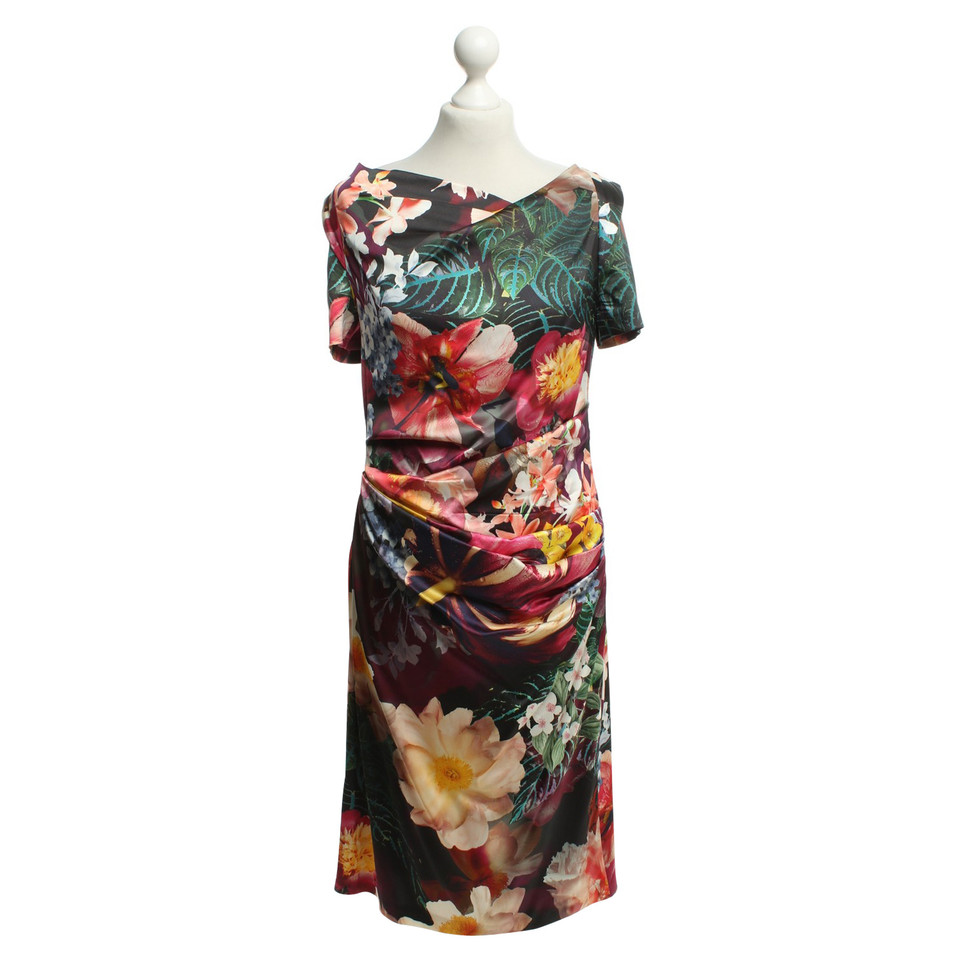Talbot Runhof Kleid mit floralem Print