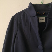 Moschino Veste/Manteau en Laine en Bleu