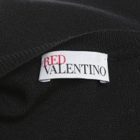 Red Valentino Kleid aus Wolle in Schwarz