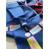 Chanel Schal/Tuch aus Seide in Blau