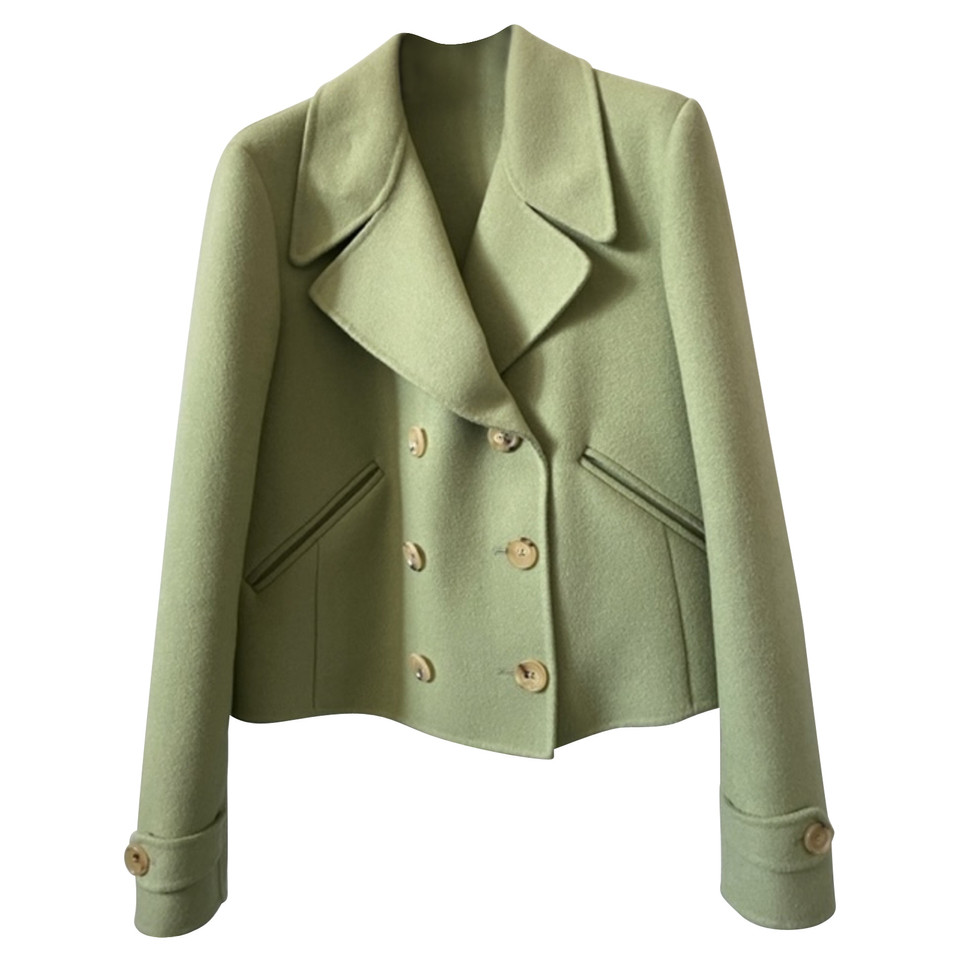Bottega Veneta Jacket/Coat Cashmere in Green