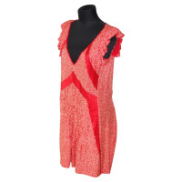 Balenciaga zijden jurk met bloemmotief
