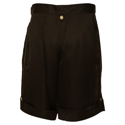Dolce & Gabbana Shorts aus Seide in Schwarz