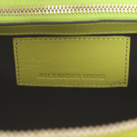 Alexander Wang "Pelican Satchel Bag" en vert clair