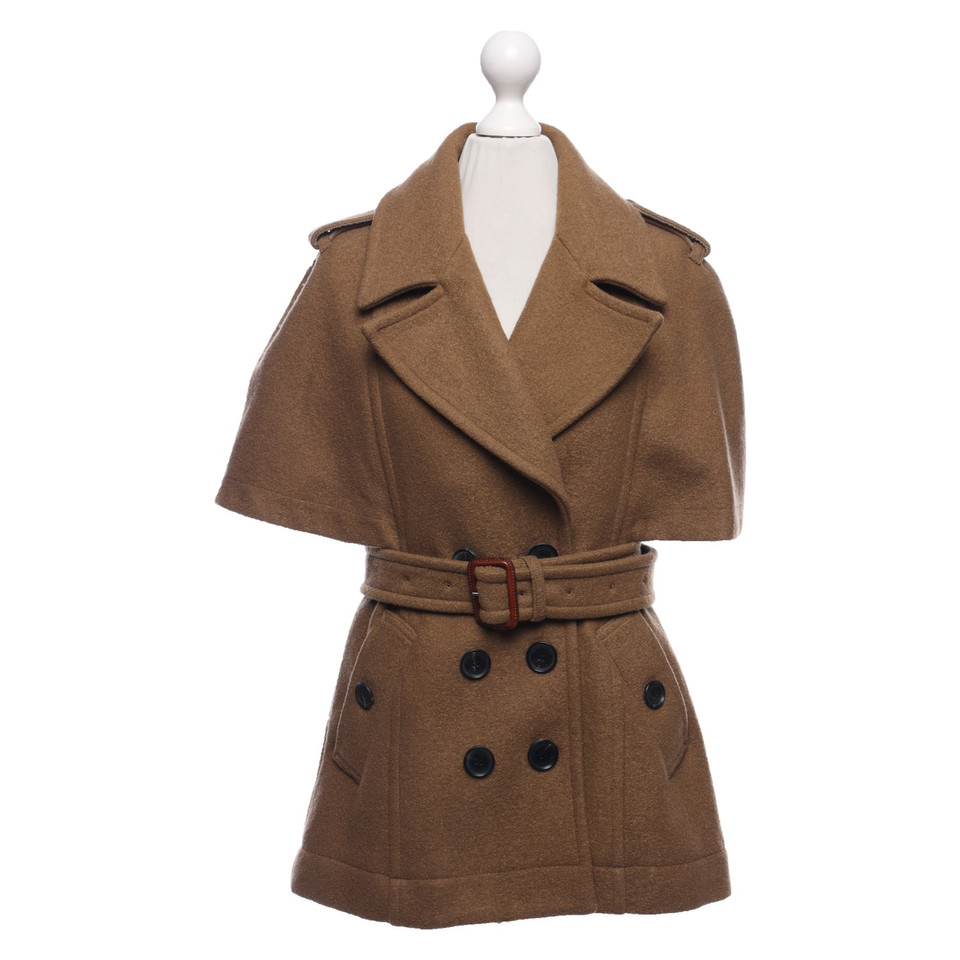 Burberry Jacket/Coat Wool in Brown