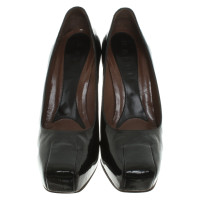 Marni Pumps/Peeptoes Patent leather in Black