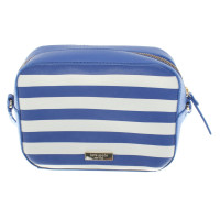 Kate Spade Striped messenger bag with application
