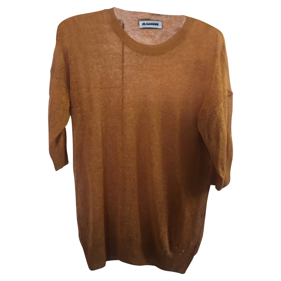 Jil Sander Pull en marron