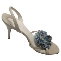 L'autre Chose Pastel blue heeled  sandal 