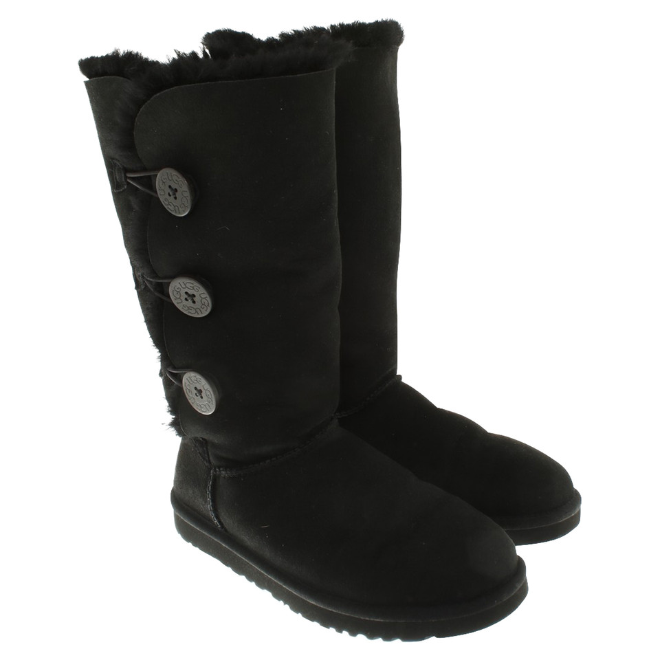 Ugg Australia Lambskin boots in black