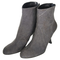 Michel Perry Ankle boots Canvas in Grey