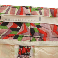 Dorothee Schumacher pantaloni di seta con modelli colorati