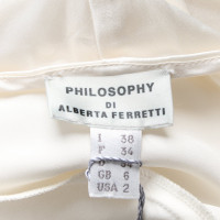 Philosophy Di Alberta Ferretti Dress Silk in Cream