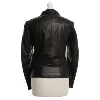 Jil Sander Leather jacket in black