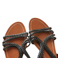 Car Shoe Sandals in braided leather