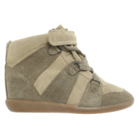 Isabel Marant Trainers Leather in Olive
