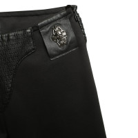 Philipp Plein Biker pants in black
