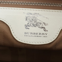 Burberry Weiße Lederhandtasche