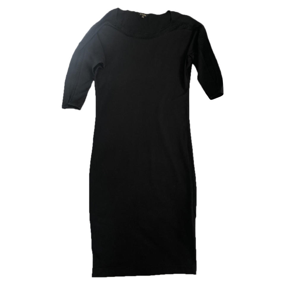 Massimo Dutti Kleid aus Viskose in Schwarz