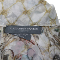 Alexander McQueen Zijden sjaal met patroon mix
