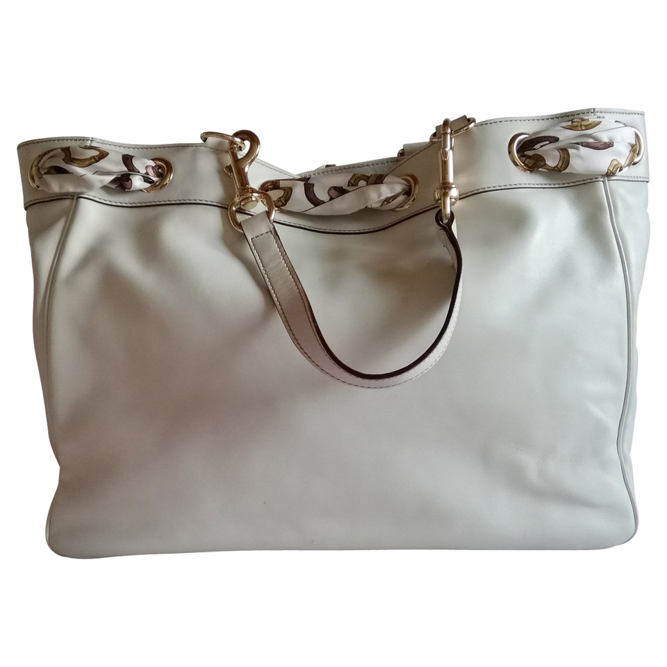 Gucci Tote bag Leather in White