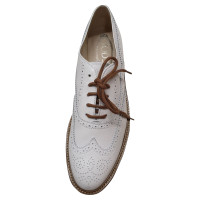 Tod's Chaussures à lacets en Cuir en Blanc