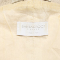 Autres marques Santacroce - veste / manteau en cuir beige