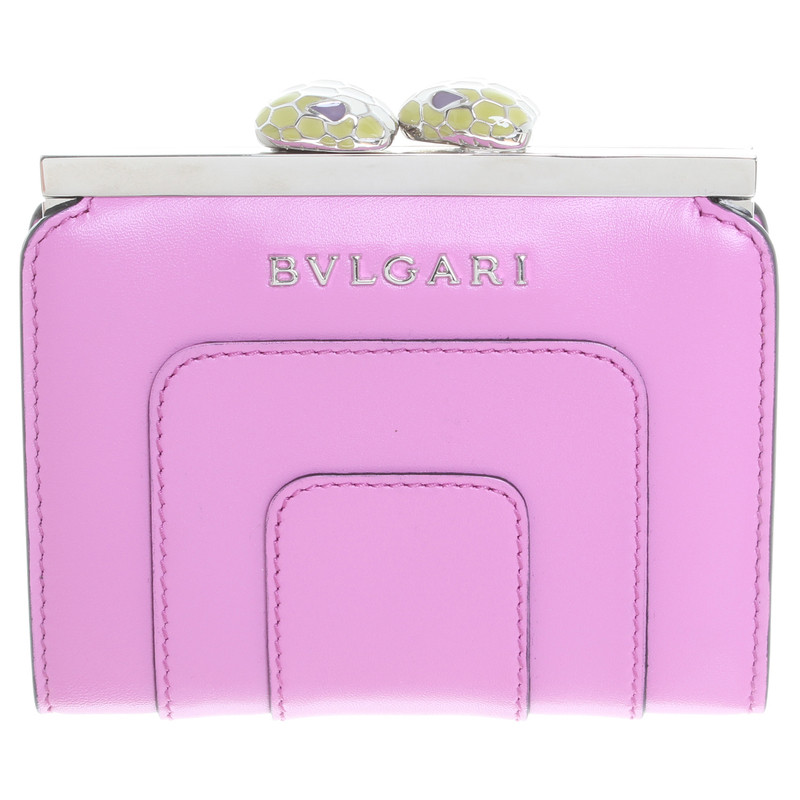 Bulgari Wallet "Serpenti" in pink