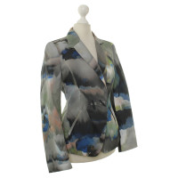 Armani Blazer avec jacquard multicolore