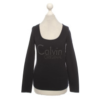 Calvin Klein Jeans Oberteil aus Baumwolle in Schwarz