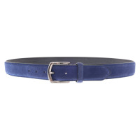 Balmain Cintura in Pelle in Blu