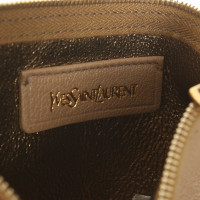 Yves Saint Laurent Shopper en Cuir en Beige