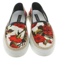 Dolce & Gabbana Slippers met bloemenprint