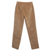 Closed Trousers with velvet trim 