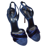 Casadei Sandalen aus Wildleder in Blau