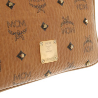 Mcm "Gold Visetos Shoulder Bag"