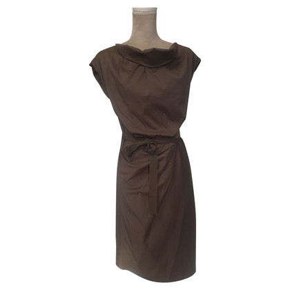 Cerruti 1881 Dress Cotton in Brown