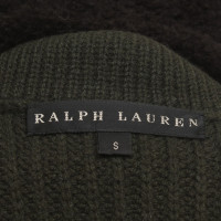 Ralph Lauren Black Label Cardigan con collo in pelliccia finta