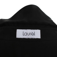 Laurèl camicetta di seta in nero