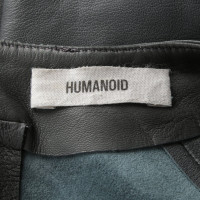 Humanoid Leather dress in grey