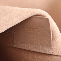 Saint Laurent Shopper Leather in Nude