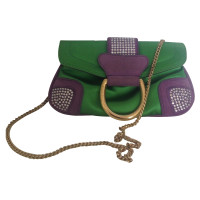 Dolce & Gabbana Mini sacchetto di sera del rhinestone del raso
