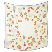 Cartier Large silk scarf with printed motif