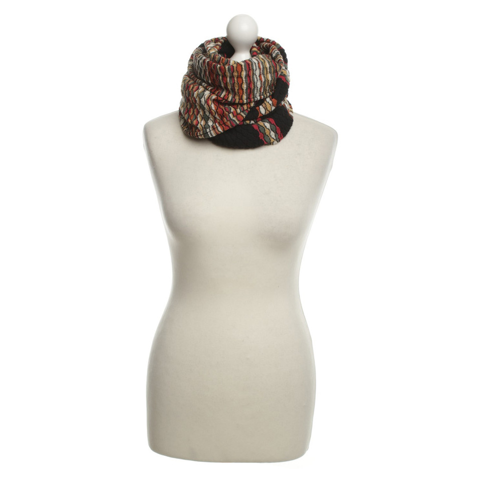 Missoni Scarf with waffle structure