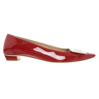 Roger Vivier Slippers/Ballerinas Patent leather in Red